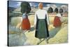 Female Farmers-Kasimir Malevich-Stretched Canvas