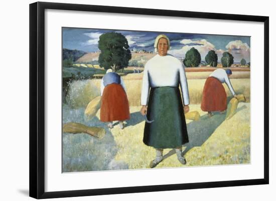 Female Farmers-Kasimir Malevich-Framed Giclee Print