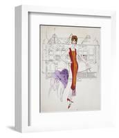 Female Fashion Figure, c. 1959-Andy Warhol-Framed Art Print