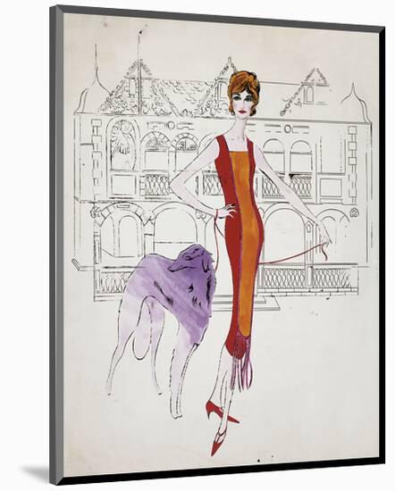 Female Fashion Figure, c. 1959-Andy Warhol-Mounted Art Print