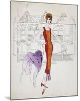 Female Fashion Figure, c. 1959-Andy Warhol-Mounted Art Print