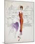 Female Fashion Figure, c. 1959-Andy Warhol-Mounted Art Print