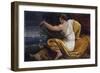 Female Figure, Detail from the Frescoes-Felice Giani-Framed Giclee Print