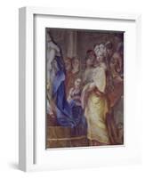 Female Figure, Detail of Esther's Coronation-Stefano Maria Legnani-Framed Giclee Print