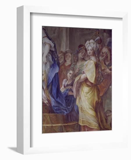 Female Figure, Detail of Esther's Coronation-Stefano Maria Legnani-Framed Giclee Print