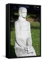 Female Figure, Ethnographic Museum, Sofia, Bulgaria-null-Framed Stretched Canvas