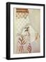 Female Figure, Fresco from Akrotiri, Thera-null-Framed Photographic Print