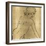 Female Figure Gold I-Alana Perkins-Framed Art Print