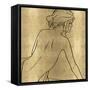 Female Figure Gold I-Alana Perkins-Framed Stretched Canvas