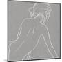 Female Figure Gray I-Alana Perkins-Mounted Art Print