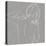 Female Figure Gray II-Alana Perkins-Stretched Canvas