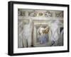 Female Figure Holding Up Caldogno Family Crest-Giovanni Antonio Fasolo-Framed Giclee Print