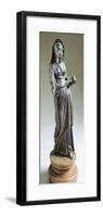 Female Figure in Bronze Making an Offering. Etruscan Civilization, Ca 300 BC.-null-Framed Giclee Print