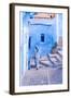 Female Figure in Moroccan Alleyway-Steven Boone-Framed Photographic Print