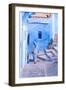 Female Figure in Moroccan Alleyway-Steven Boone-Framed Photographic Print