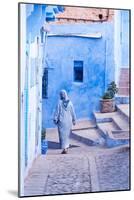 Female Figure in Moroccan Alleyway-Steven Boone-Mounted Photographic Print