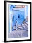 Female Figure in Moroccan Alleyway-Steven Boone-Framed Photographic Print