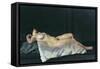 Female Figure Lying on Her Back, 1912-Dora Carrington-Framed Stretched Canvas