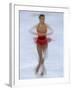 Female Figure Skater Preforming a Spin-null-Framed Photographic Print