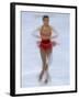 Female Figure Skater Preforming a Spin-null-Framed Photographic Print