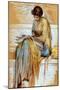 Female Figure Study (Pastel on Paper)-Albert Joseph Moore-Mounted Giclee Print