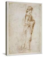 Female Figure Walking to Right-Raphael-Stretched Canvas