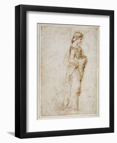 Female Figure Walking to Right-Raphael-Framed Giclee Print