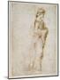 Female Figure Walking to Right-Raphael-Mounted Giclee Print