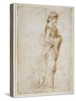 Female Figure Walking to Right-Raphael-Stretched Canvas