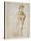 Female Figure Walking to Right-Raphael-Stretched Canvas