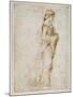 Female Figure Walking to Right-Raphael-Mounted Giclee Print