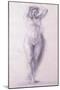 Female Figure with Arms Raised-Antonio Canova-Mounted Giclee Print