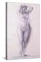 Female Figure with Arms Raised-Antonio Canova-Stretched Canvas