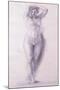 Female Figure with Arms Raised-Antonio Canova-Mounted Giclee Print