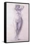 Female Figure with Arms Raised-Antonio Canova-Framed Stretched Canvas