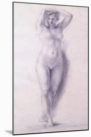 Female Figure with Arms Raised-Antonio Canova-Mounted Premium Giclee Print