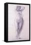 Female Figure with Arms Raised-Antonio Canova-Framed Stretched Canvas