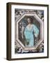 Female Figure with Cornucopia-Pietro Ricci-Framed Giclee Print