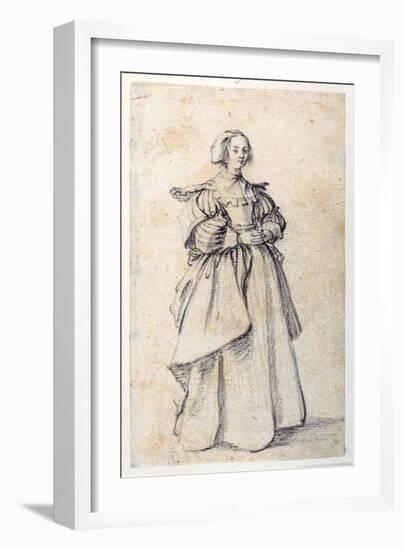 Female Figure-Jacques Callot-Framed Giclee Print