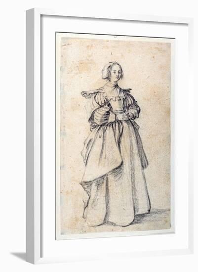 Female Figure-Jacques Callot-Framed Giclee Print