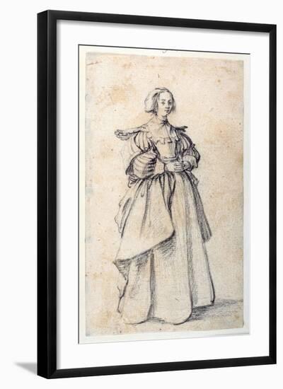 Female Figure-Jacques Callot-Framed Giclee Print