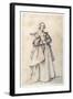 Female Figure-Jacques Callot-Framed Giclee Print