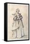 Female Figure-Jacques Callot-Framed Stretched Canvas