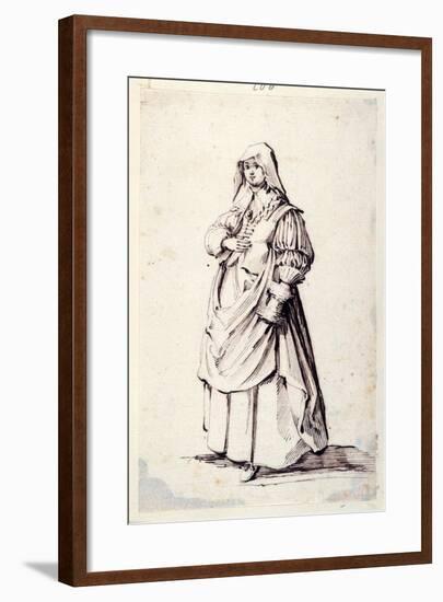 Female Figure-Israel Henriet-Framed Giclee Print