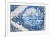 Female Figures, Azulejos Tiles, Estoi Palace-null-Framed Giclee Print