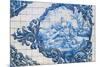 Female Figures, Azulejos Tiles, Estoi Palace-null-Mounted Giclee Print