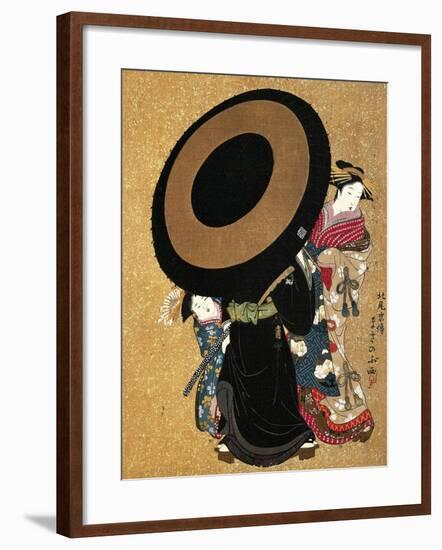 Female Figures-Kano Masanobu-Framed Giclee Print