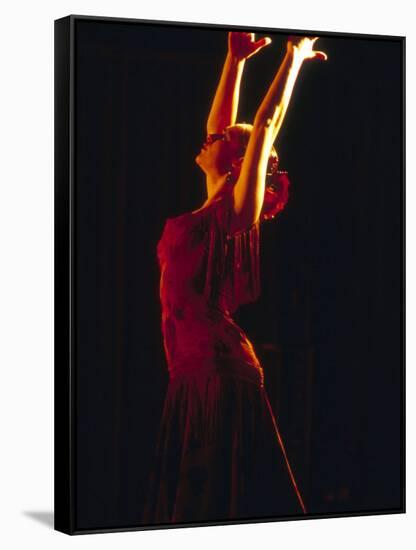 Female Flamenco Dancer, Cordoba, Spain-Merrill Images-Framed Stretched Canvas