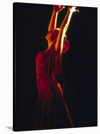 Female Flamenco Dancer, Cordoba, Spain-Merrill Images-Stretched Canvas