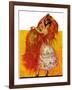 "Female Flamenco Dancer,"May 21, 1932-Henry Soulen-Framed Giclee Print